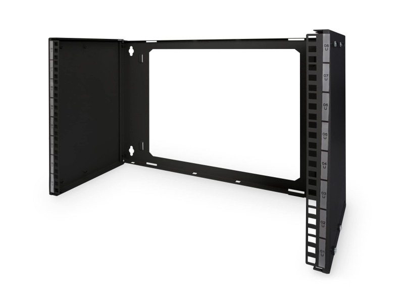 DIGITUS support mural 19' universel,18 U, (RAL 9005), noir