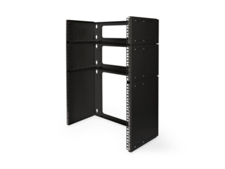 DIGITUS support mural 19' universel,18 U, (RAL 9005), noir