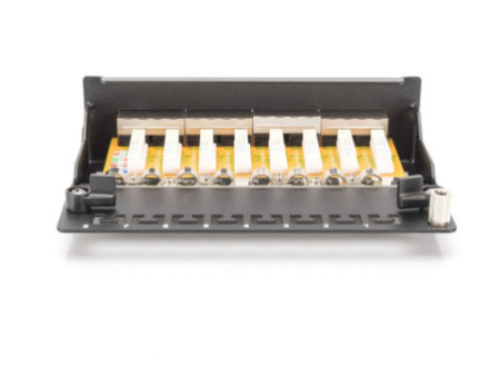 DIGITUS panneau de brassage bureau cat.6, Classe E, blindé,