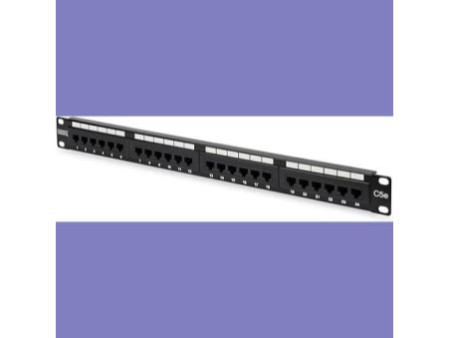 DIGITUS panneau de brassage 19' Cat.5e, 24 ports RJ45, 1 U