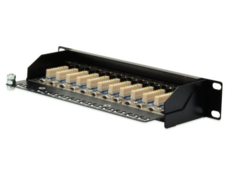 DIGITUS CAT.5e 10' panneau brassage, 12 x RJ45, blindé, 1U