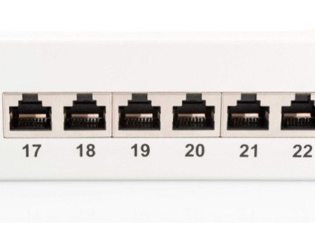 DIGITUS Panneau de brassage 19' Cat.6, classe E, 24 x RJ45
