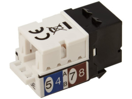 DIGITUS Keystone Jack CAT 5e, Classe D, non blindé