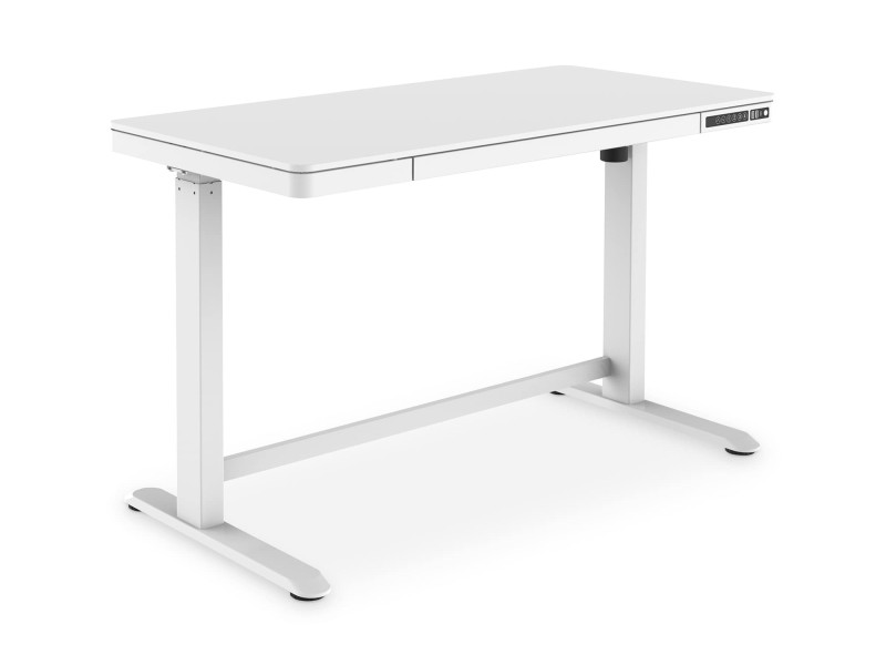 DIGITUS Bureau assis-debout, (L)1.200 mm, blanc