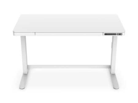 DIGITUS Bureau assis-debout, (L)1.200 mm, blanc