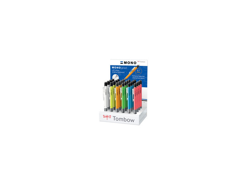 TOMBOW Porte-mines 'MONO graph', 0,7 mm, présentoir de 24