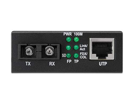 DIGITUS convertisseur média Fast Ethernet, SC/RJ45,multimode