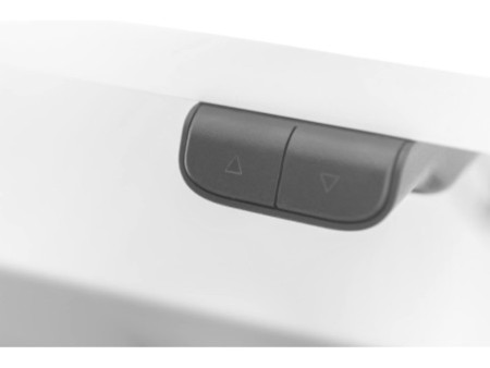 DIGITUS Bureau assis-debout, (L)1.200 mm, blanc