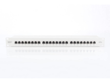 DIGITUS Panneau 19', cat.6A (profond), 25 x ports RJ45, 1 U