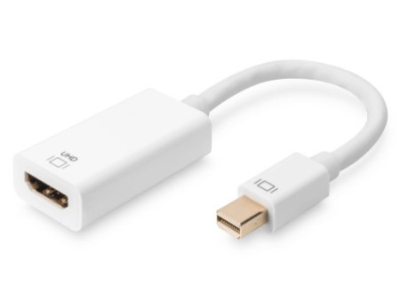 DIGITUS Adaptateur Mini DisplayPort, mdP - HDMI, blanc