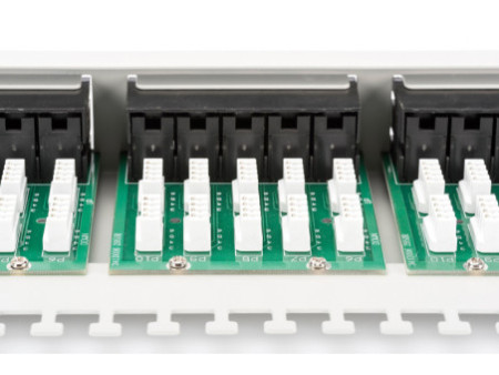 DIGITUS Panneau de brassage RNIS 19', CAT 3, 50 ports RJ45,