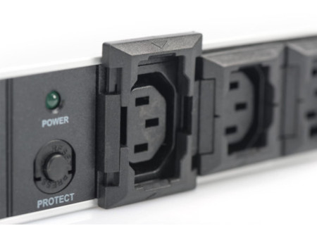 DIGITUS bloc multiprise 19', 10 ports, avec parasurtenseur