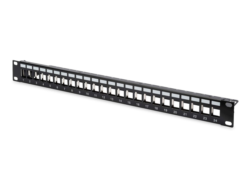 DIGITUS panneau de brassage modulaire 19', cat 6, 24 ports