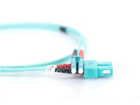 DIGITUS Câble patch à fibres optiques,OM3, LC mâle - SC mâle