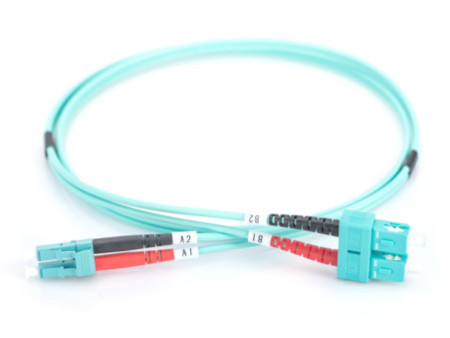 DIGITUS Câble patch à fibres optiques,OM3, LC mâle - SC mâle