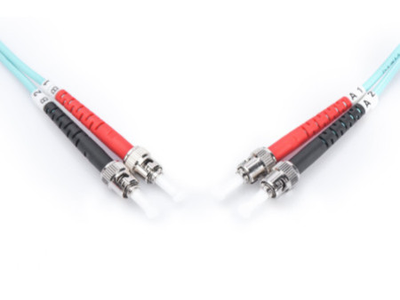 DIGITUS câble patch à fibres optiques, 2xST - 2xST,OM3, 10m