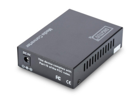 DIGITUS Convertisseur de média Gigabit Ethernet, ST/RJ45,