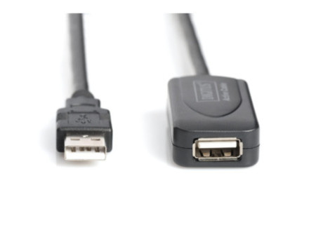 DIGITUS rallonge USB, mâle - femelle, 20,0m, USB-A