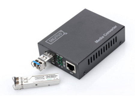 DIGITUS convertisseur Gigabit Ethernet, RJ45/SFP