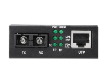 DIGITUS Convertisseur de média Gigabit Ethernet, SC/RJ45,