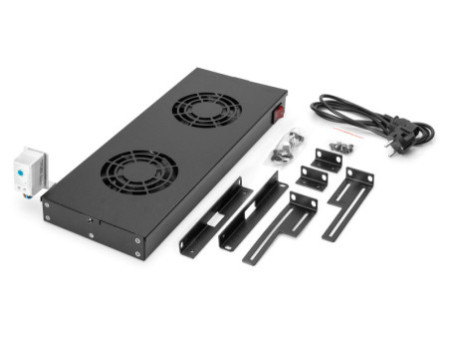 DIGITUS unité de ventilation 19', 1 U, 2 ventilateurs 120 mm