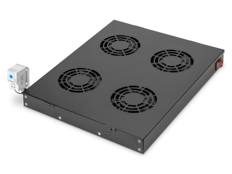 DIGITUS Unité de ventilation 19', 1U, 4x ventilateurs 120mm