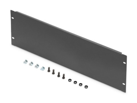 DIGITUS plaque de recouvrement 19', 4 U, (RAL 9005), noir