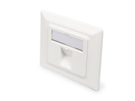 DIGITUS boîtier vide pour module Keystone,1 port, blanc pur