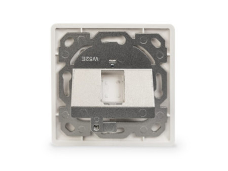 DIGITUS boîtier vide pour module Keystone,1 port, blanc pur