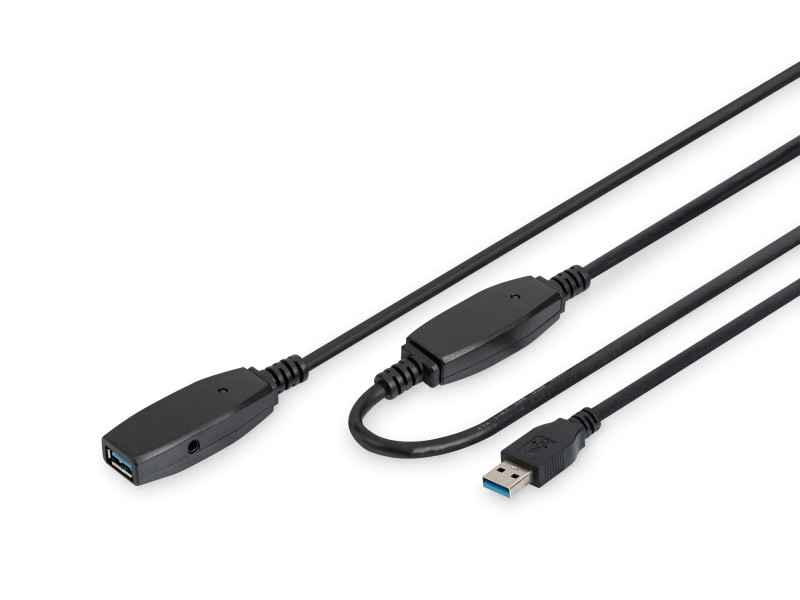DIGITUS Câble de rallonge actif USB 3.0, 20,0 m