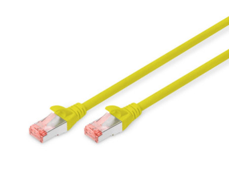 DIGITUS Câble de brassage, Cat. 6, S/FTP, 5,0 m, jaune