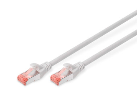 DIGITUS Câble de brassage, Cat. 6, S/FTP, 2,0 m, gris