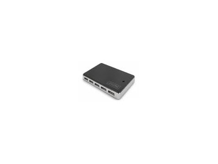 DIGITUS Hub USB 2.0, 10 ports, noir
