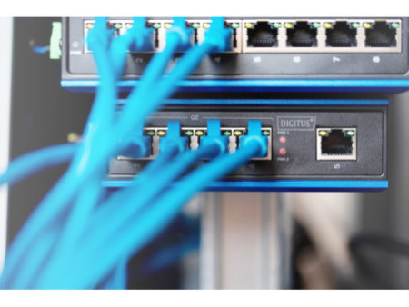 DIGITUS Commutateur industriel Gigabit, 5 ports, Unmanaged