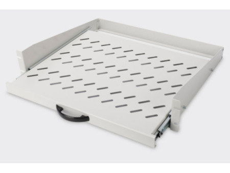 DIGITUS Etagère amovible pour montage fixe 19', 2U, gris