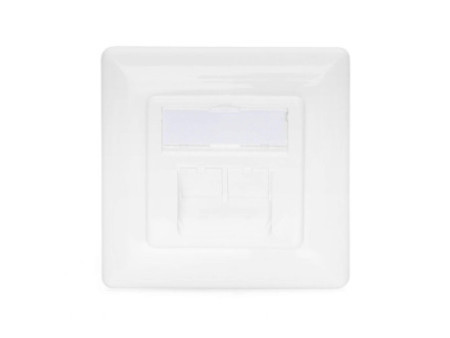 DIGITUS Boîte de connexion cat 6.A (profond), 2 x RJ45,