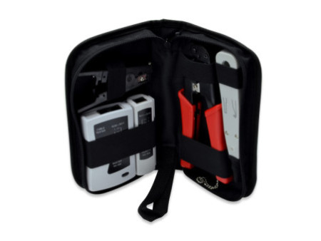 DIGITUS Kit d'outils réseau, sac de transport inclus