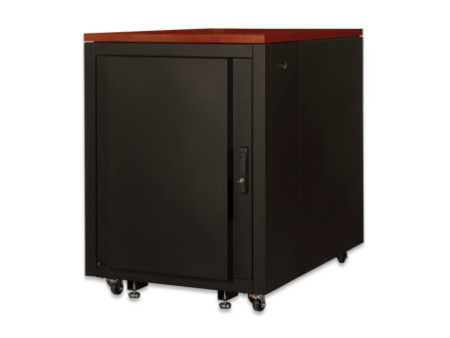DIGITUS baie réseau 19' SOUNDproof, 17 U, cerise,