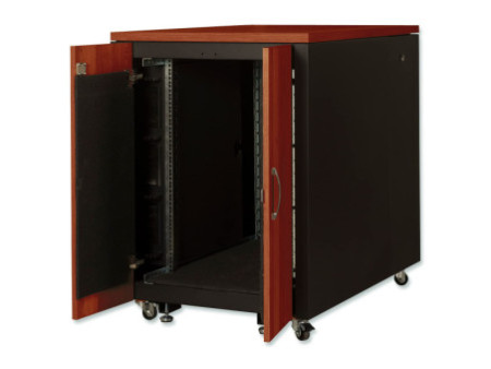 DIGITUS baie réseau 19' SOUNDproof, 17 U, cerise,