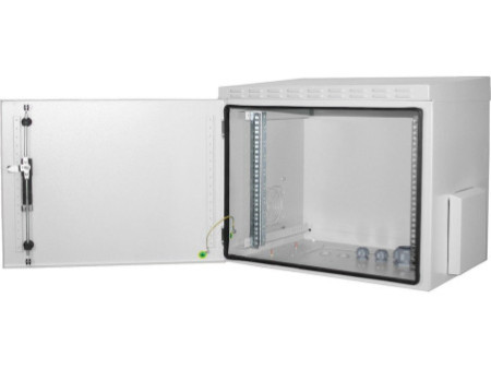 DIGITUS Coffret mural 19' OUTDOOR, 7 U, gris clair