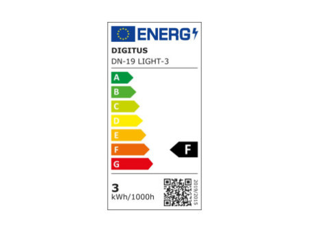 DIGITUS Eclairage LED pour baie 19', 2 modes de lumière