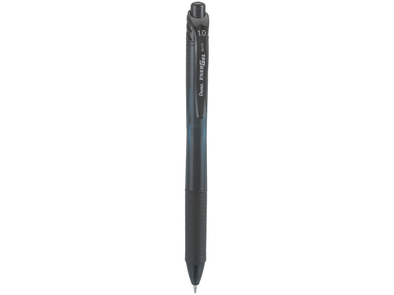 Pentel Stylo roller à encre gel EnerGel-X BL110, noir