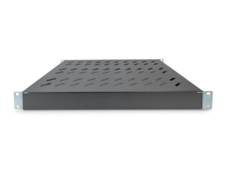 DIGITUS étagère 19', 1U, profondeur:350 mm, pour baies, noir