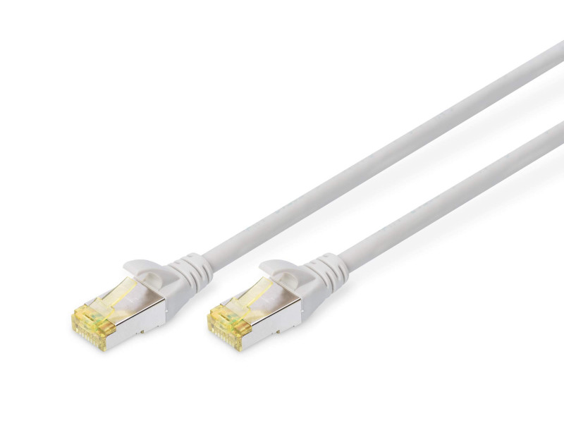 DIGITUS Câble de brassage Cat.6A, S/FTP, 7,0 m, gris