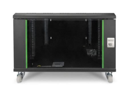 DIGITUS jeu de roulettes, blocables, pour distributeur mural