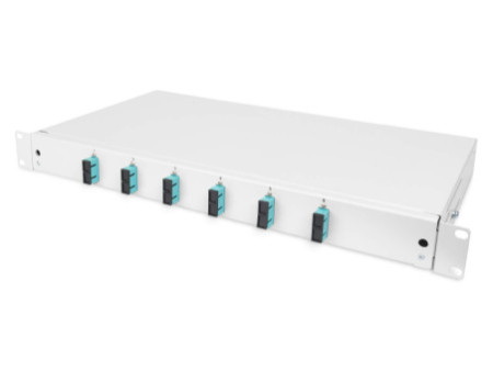 DIGITUS boîte d'épissure à fibres optiques OM3, équipée,