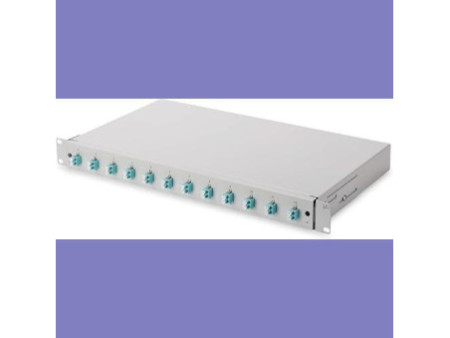 DIGITUS boite d'épissure 19' à fibres optiques, OM3, équipée
