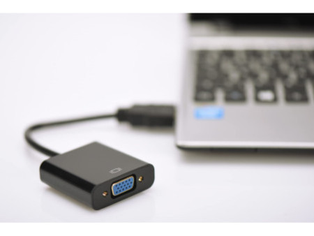 DIGITUS convertisseur HDMI vers VGA, noir, entrée: HDMI de
