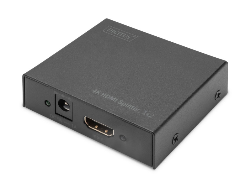 DIGITUS répartiteur 4K HDMI, 2 ports, lecture simultané,noir
