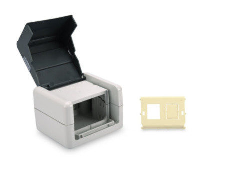 DIGITUS Cadre en saillie Outdoor, pour modules Keystone